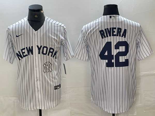 Men's New York Yankees #42 Mariano Rivera White 2024 Cool Base Stitched Jersey,We sell and wholesale Men's New York Yankees #42 Mariano Rivera White 2024 Cool Base Stitched Jersey on line form chian!
